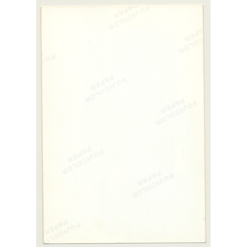 Slim Darkhaired Nude Near Window Curtains Boobs Vintage Photo France 1990s