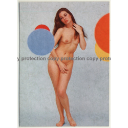 Nude Showgirl Audrey / Night-Cabaret Dorett - Kurfürstendamm (Vintage PC Berlin 1960s)