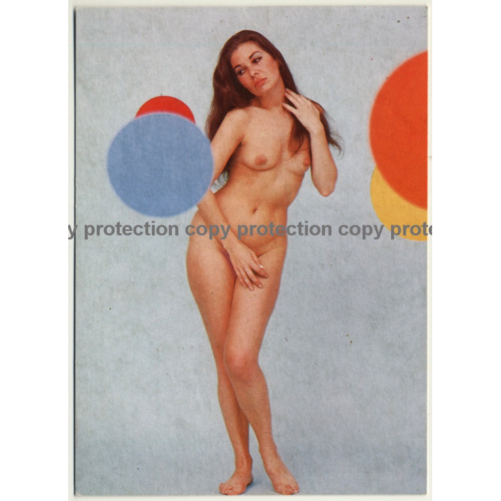 Nude Showgirl Audrey / Night-Cabaret Dorett - Kurfürstendamm (Vintage PC Berlin 1960s)