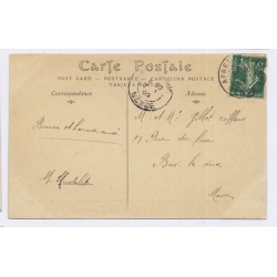 Aviation: Henry Farman First Cross Country Flight Mourmelon Reims (Vintage PC 1908)