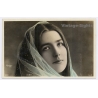 Reutlinger: Camilla Ikso Actress Veil Belle Epoque (Vintage RPPC 1900s/1910s)