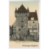 Nürnberg / Germany: Nassauer Haus Tugendbrunnen (Vintage PC Litho 1900s)