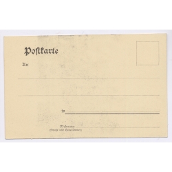 Nürnberg / Germany: Marktplatz Neptunbrunnen Fountain (Vintage PC Litho 1902)