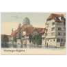 Nürnberg / Germany: Insel Schutt Synagogue (Vintage PC Litho 1903)