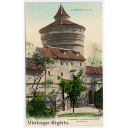 Nürnberg / Germany: Neutor City Wall Tower (Vintage PC Litho 1904)