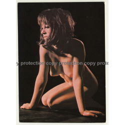 Nude Showgirl Dolores / Akt-Studio X - Kurfürstendamm (Vintage PC Berlin 1960s)