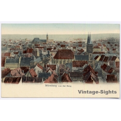 Nürnberg / Germany: Von Der Burg Panorama (Vintage PC Litho 1904)