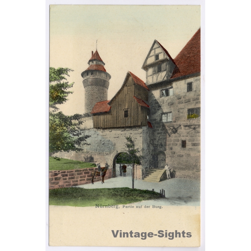 Nürnberg / Germany: Auf der Burg Castle Sinwellturm (Vintage PC Litho 1905)