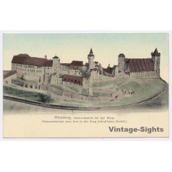 Nürnberg / Germany: Gesamtansicht Königliche Burg (Vintage PC Litho 1905)