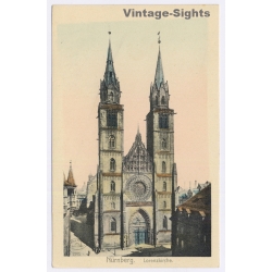 Nürnberg / Germany: Lorenzkirche St. Lorenz Church (Vintage PC Litho 1903)