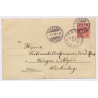 Luzern (Lucerne) / Switzerland: Gruss aus der Silvesternacht (Vintage Hold to Light PC 1898)