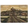 Trencin (Trencsen) / Slovakia: Railway Bridge & Castle Over Vah River Feldpost (Vintage PC 1915)