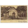 Rabaul / Paua New Guinea: Rember Catholic Mission Wooden Church Vunapope Ex German Colony (Vintage PC ~1920s)