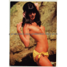 Nude Showgirl Patricia / Akt-Studio X - Kurfürstendamm (Vintage PC Berlin 1960s)