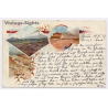 Sicily / Italy: Mount Etna Volcano & Casa Inglese Vorläufer (Vintage PC 1897)