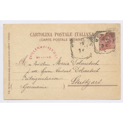 Sicily / Italy: Mount Etna Volcano & Casa Inglese Vorläufer (Vintage PC 1897)