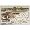 Konstanz - Bodensee / Germany: Gruss Multi View (Vintage PC Litho 1898)