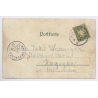 Regensburg / Germany: Walhalla Temple Donorstauf (Vintage PC Litho 1901)