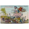 Nice / France: Carnival Char Un Atterrissage Mouvementé Ludovic Isnart Flying Pig (Vintage PC 1909)
