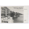 Susak - Rijeka / Croatia: Hotel Jadran Coastline Sea View Modernist Architecture (Vintage RPPC ~1930s)