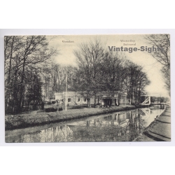Veendam / Netherlands: Westerdiep Buitenwal Canal Drawbridge (Vintage PC 1910s/1920s)