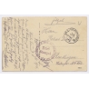 Vosges / France: WWI German Trench Position 30th Reserve Division Feldpost (Vintage PC 1916)
