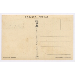 Spain: Bullfighting Pase Natural Tuser - Barcelona Congress 50 cts Maximum Card (Vintage PC 1960)