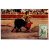 Spain: Bullfighting Torero Chamaco Fotocolor- Barcelona Congress 1.50 Ptas Maximum Card (Vintage PC 1960)