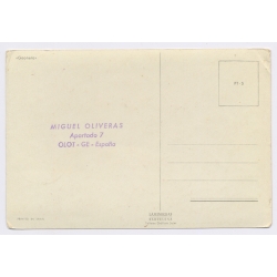 Spain: Bullfighting Gaonera Laminograf - Madrid Philatelic Service 1.50 Ptas Maximum Card (Vintage PC 1960)