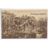 Carnaval de Chalon 1924 / France: La Retour À La Terre Festival Float Parade (Vintage PC)