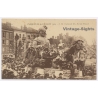 Carnaval de Chalon 1924 / France: S.M. Carnaval XI Roi du Pinard Parade Float (Vintage PC)