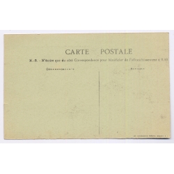 Carnaval de Chalon 1924 / France: Le Bécard Festival Parade Float Ship Crowd (Vintage PC)