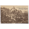 Carnaval de Chalon 1924 / France: Char des Reines Les Fleurs de Chalon Float (Vintage PC)