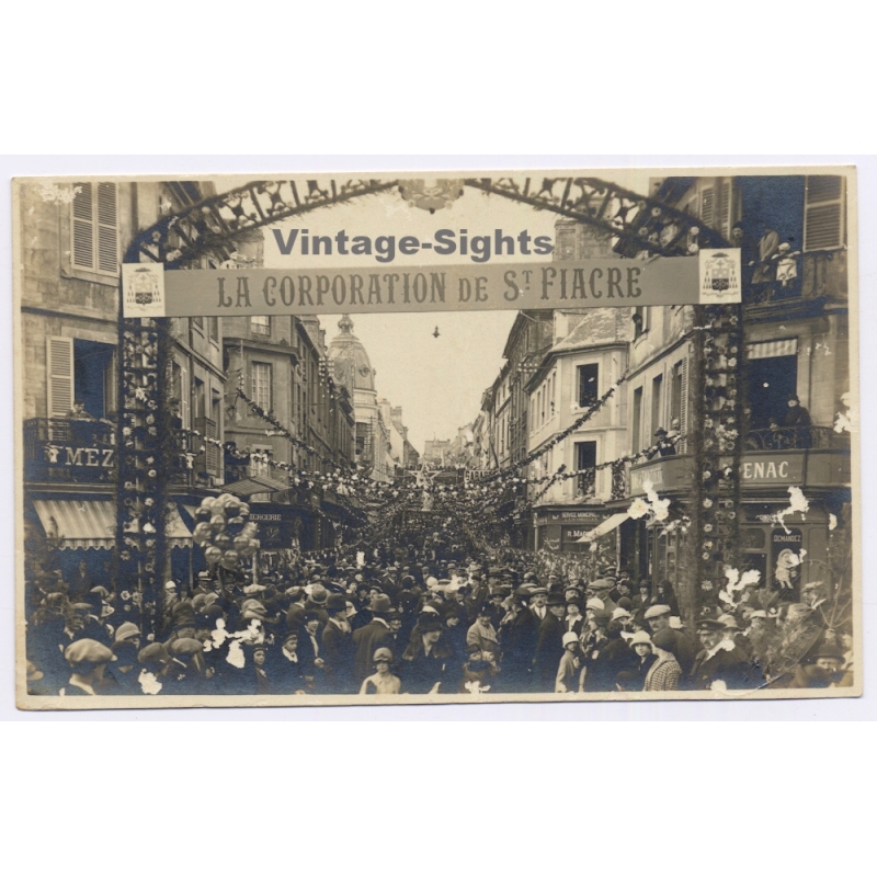 Chalon sur Saône / France: La Corporation de St. Fiacre Gardeners Guild Feast (Vintage RPPC 1920s)