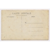 France: WWI Bomb Damage - Destroyed French Post Office Archive Ruins Gas Shell (Vintage RPPC 1910s)
