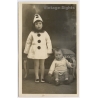 Soller / Mallorca: Cute Child Pierrot Clown Costume Baby Busquets (Vintage RPPC ~1920s)