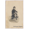 Soller / Mallorca: Jaimito Frontera On Wooden Horse Tricycle To Tios Bartolomé y Maria (Vintage RPPC ~1910s)
