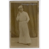 Spanish Sailor Uniform Marinero Smoking Pipe Bell Bottoms (Vintage RPPC ~1910s)