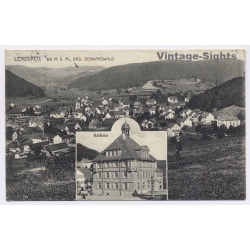Schönmünzach - Murgtal / Germany: Cafe Pension Bellevue Black Forest (Vintage PC 1926)