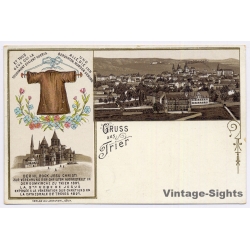Trier / Germany: Wallfahrt Zum Heiligen Rock Holy Robe Tunica Christi Pilgrimage (Vintage PC Litho 1891)