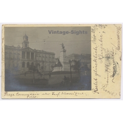 Porto / Portugal: Praca Do Comercio Henrique Hotel De Francfort Bohemia (Vintage RPPC 1902)