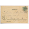 Gymnastics: Gruss Vom Turnfest Vater Jahn Gut Heil Stuttgart (Vintage PC Litho 1896)