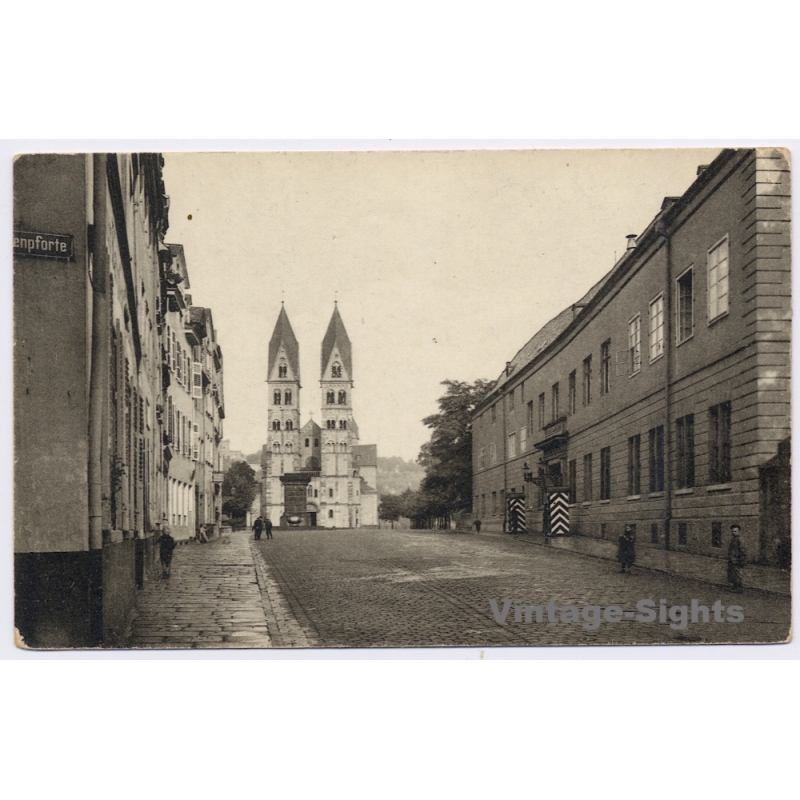 Koblenz / Germany: Generalkommando Castorkirche Barracks Militaria (Vintage PC 1908)