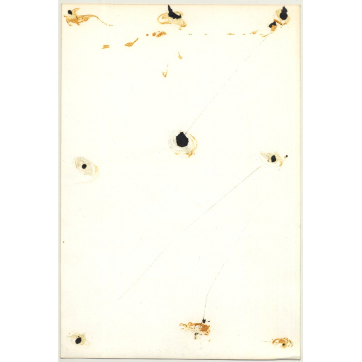 Great Shot Of Longhaired Nude Man In Motion / Gay Int (Vintage Large Photo Master 1980s)