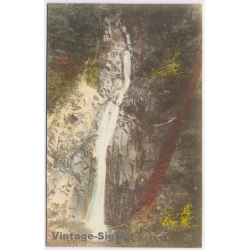 Kobi / Japan: Nunobiki Waterfall Meiji Taisho Era (Vintage Hand Colored PC 1910s)