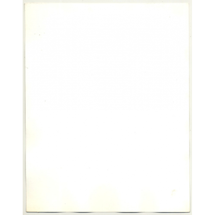 Blonde Beauty On Stone Beach *1 / Pantsuit - Hippie (Large Vintage Fashion Photo 1970s)