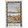 Ernst Kutzer: Fröhliche Pfingsten Children Dance (Vintage Artist PC 1910s)