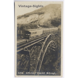 Canada: Stoney Creek Bridge Canadian Pacific Railway (Vintage PC 1920s/1930s)