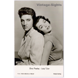 Elvis Presley - Judy Tyler : Jailhouse Rock MGM (Vintage RPPC 1950s)