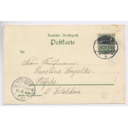 Bad Elmen / Germany: Hotel Kurhaus Gradirwerk (Vintage PC Litho 1900)